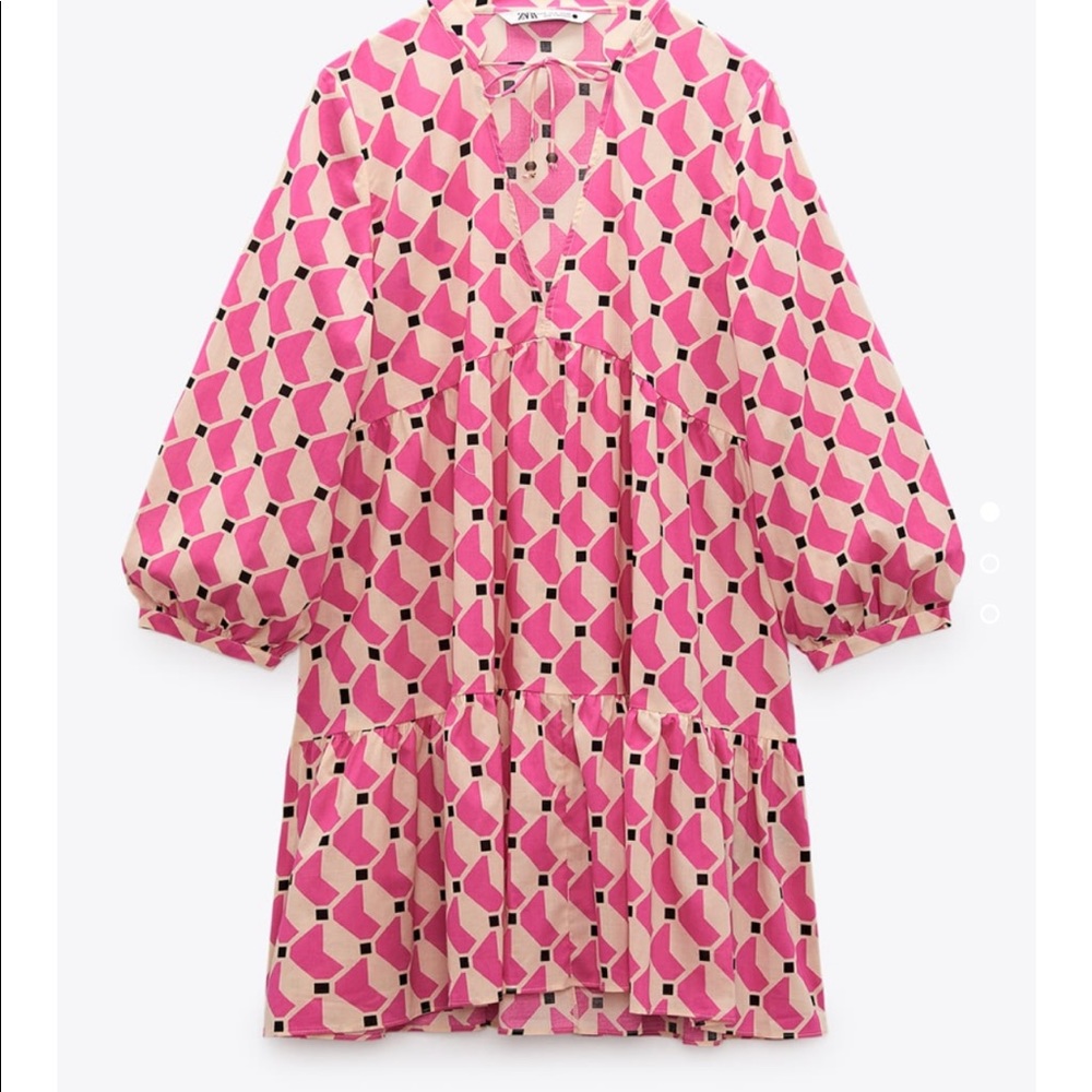 Zara Printed Short Dress
